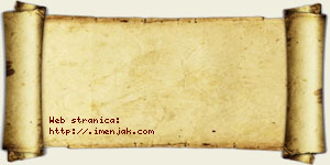 Mina Obrenović vizit kartica